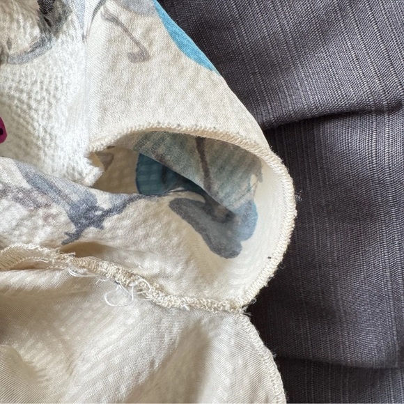 Tabitha By Anthropologie Night Blooming Bird Dress Size 6 A-Line Above Knee Silk - Picture 8 of 8